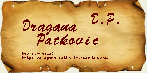 Dragana Patković vizit kartica